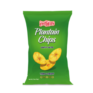 Iselitas Regular Plantain Chips – 20/2.75 oz